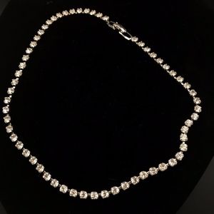 Vintage Rhinestone Costume Necklace